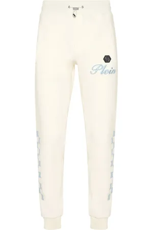 Philipp Plein Pantalones de chándal con parche del logo