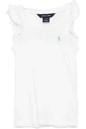 Ralph Lauren Camiseta con mangas onduladas