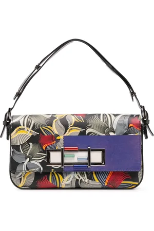 Fendi Bolso de hombro Orchid Print 3Baguette de piel 2010-2024