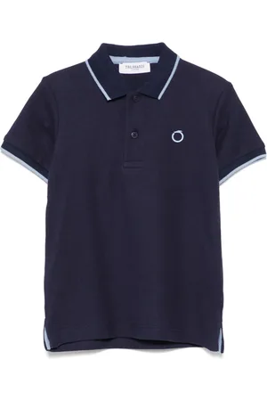 Trussardi Polo con aplique del logo