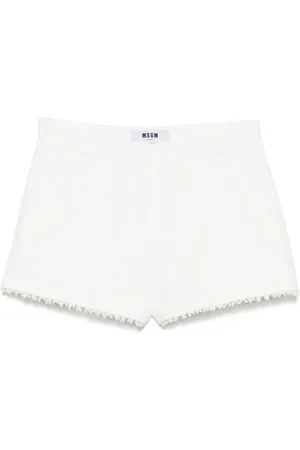 Msgm Bermudas con textura flameada