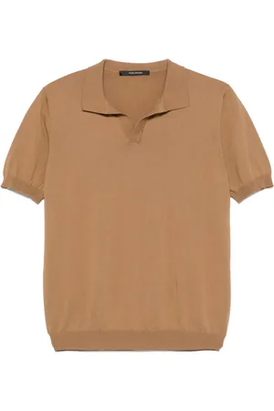 TAGLIATORE Polo con detalle de canalé