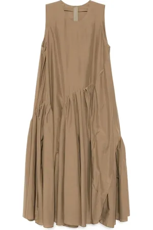 JNBY Vestido plisado con dobladillo asimétrico