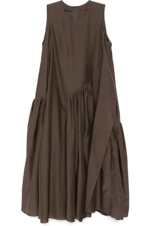 JNBY Vestido plisado con dobladillo asimétrico