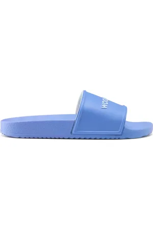 Woolrich Chanclas con logo en relieve