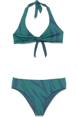 FISICO Bikini con estampado de cebra