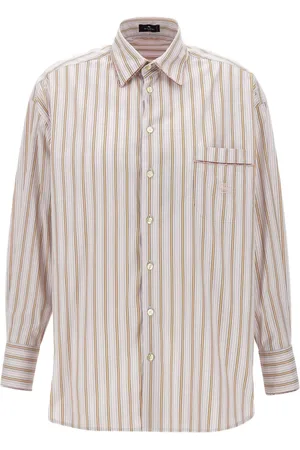 Etro Camisa a rayas de algodón