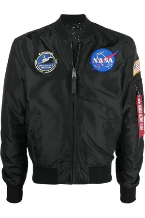 Alpha Industries Chaqueta bomber con detalle de parche
