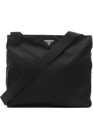 Prada Bolso de hombro con logo triangular 2000