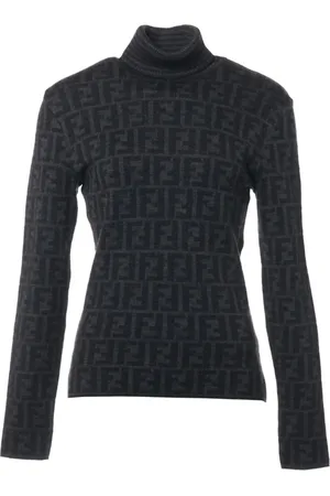 Fendi Top de punto Zucca 1980-1990