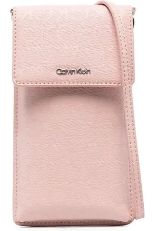 Calvin Klein Bandolera con placa del logo