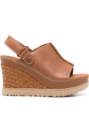 UGG Alpargatas Abbot con cuña de 100 mm