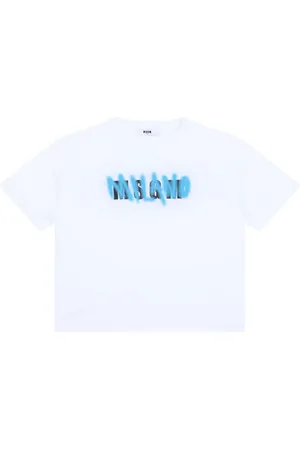 Msgm Camiseta con logo estampado