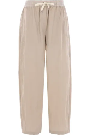 Brunello Cucinelli Pantalones rectos con pinzas