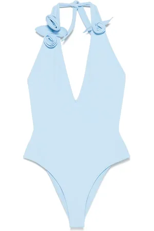 COPERNI Bañador con aplique floral