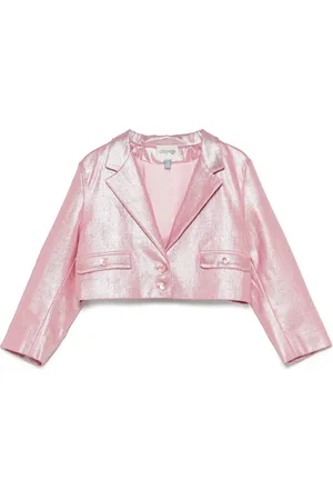 alapage Blazer con acabado metalizado