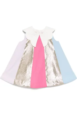 HUCKLEBONES LONDON Vestido y pololos con diseño trapezoidal