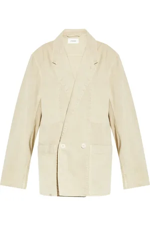 LEMAIRE Blazer vaquero con doble botonadura