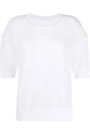 Fabiana Filippi Camiseta semitranslúcida de punto