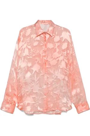 ERMANNO SCERVINO Camisa con motivo floral en jacquard