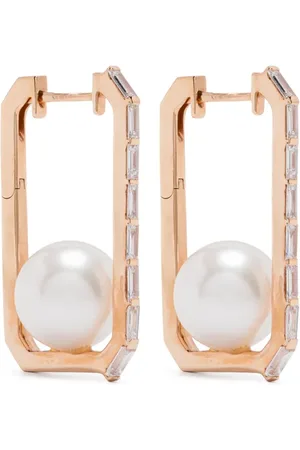 Shay Aros en oro de 18 ct con diamantes y perlas