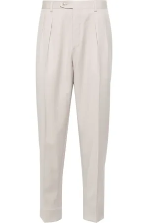 BRIONI Pantalones de vestir de talle medio