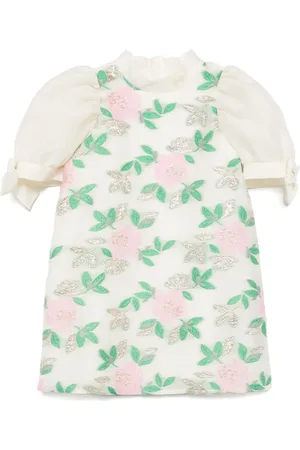 HUCKLEBONES LONDON Vestido tubo de manga farol