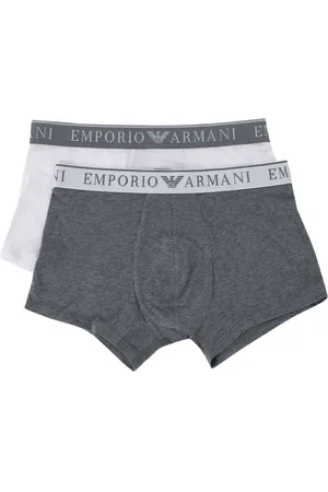 Emporio Armani Pack de 2 bóxeres con logo en la cinturilla