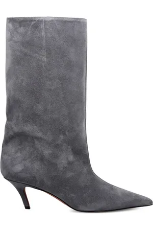 Amina Muaddi Botas Fiona con tacón de 60 mm