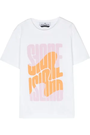 Stone Island Camiseta con logo estampado
