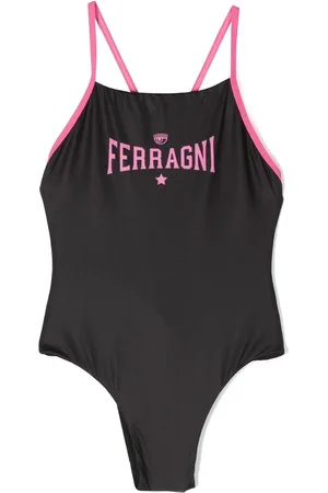 Chiara Ferragni Bañador con logo estampado