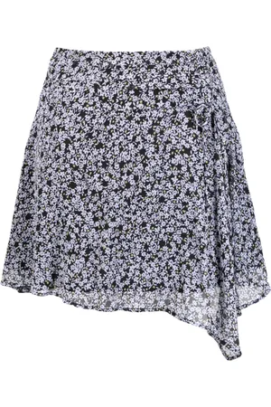 DKNY Falda cruzada con estampado floral