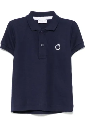 Trussardi Polo con aplique del logo