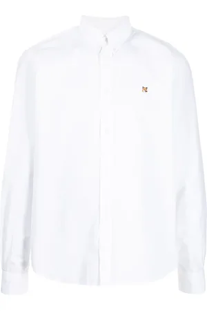 Maison Kitsuné Polo con logo bordado