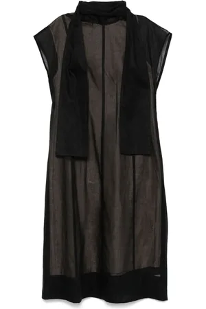 Carven Vestido largo con pañuelo