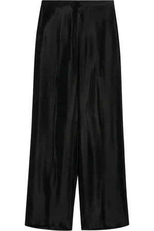 LOULOU Pantalones rectos de satén