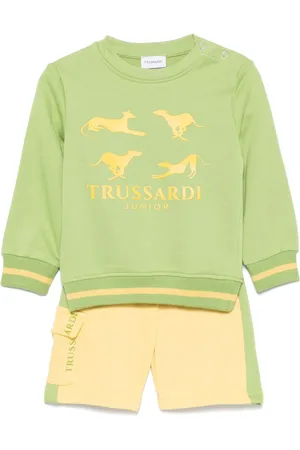 Trussardi Set con logo en relieve