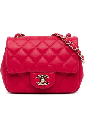 CHANEL Bandolera cuadrada mini con solapa 2015-2016
