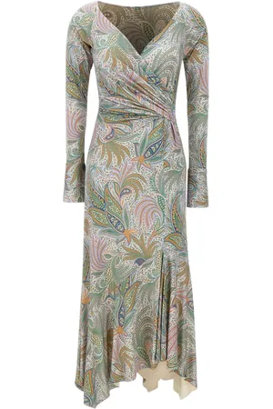 Etro Vestido midi con estampado floral