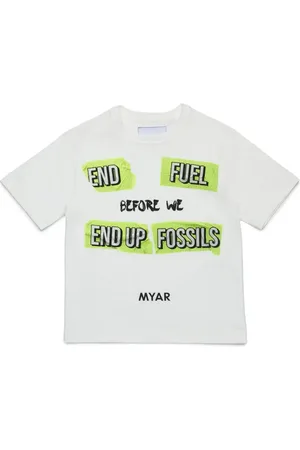 MYAR Camiseta con motivo de texto
