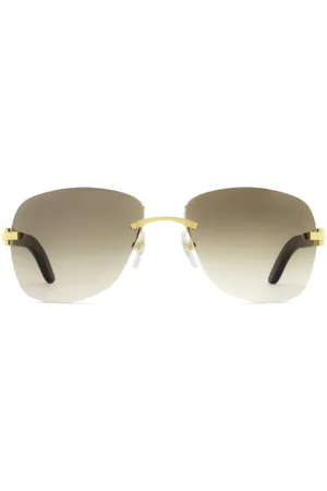 Cartier Gafas de sol con montura de navegante