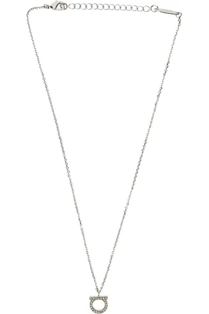 Salvatore Ferragamo Collar Gancio con detalles de cristal