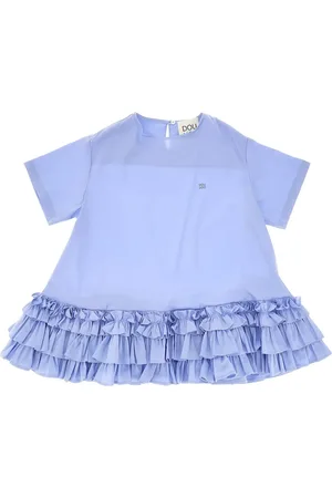 DOUUOD KIDS Vestido con volantes