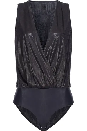 Pinko Body drapeado con cuello en V