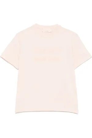 Elisabetta Franchi Camiseta con logo de strass