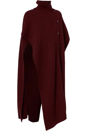 Erdem Poncho de canalé