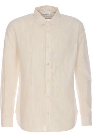 Saint Laurent Camisa a rayas de algodón