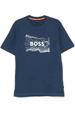 HUGO BOSS Camiseta de algodón con logo estampado