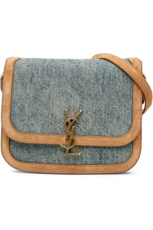 Saint Laurent Bandolera Denim Solferino mediano 2020
