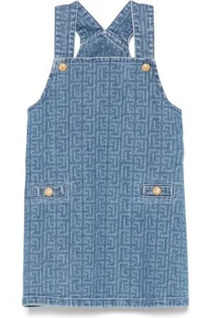 Balmain Vestido con monograma PB